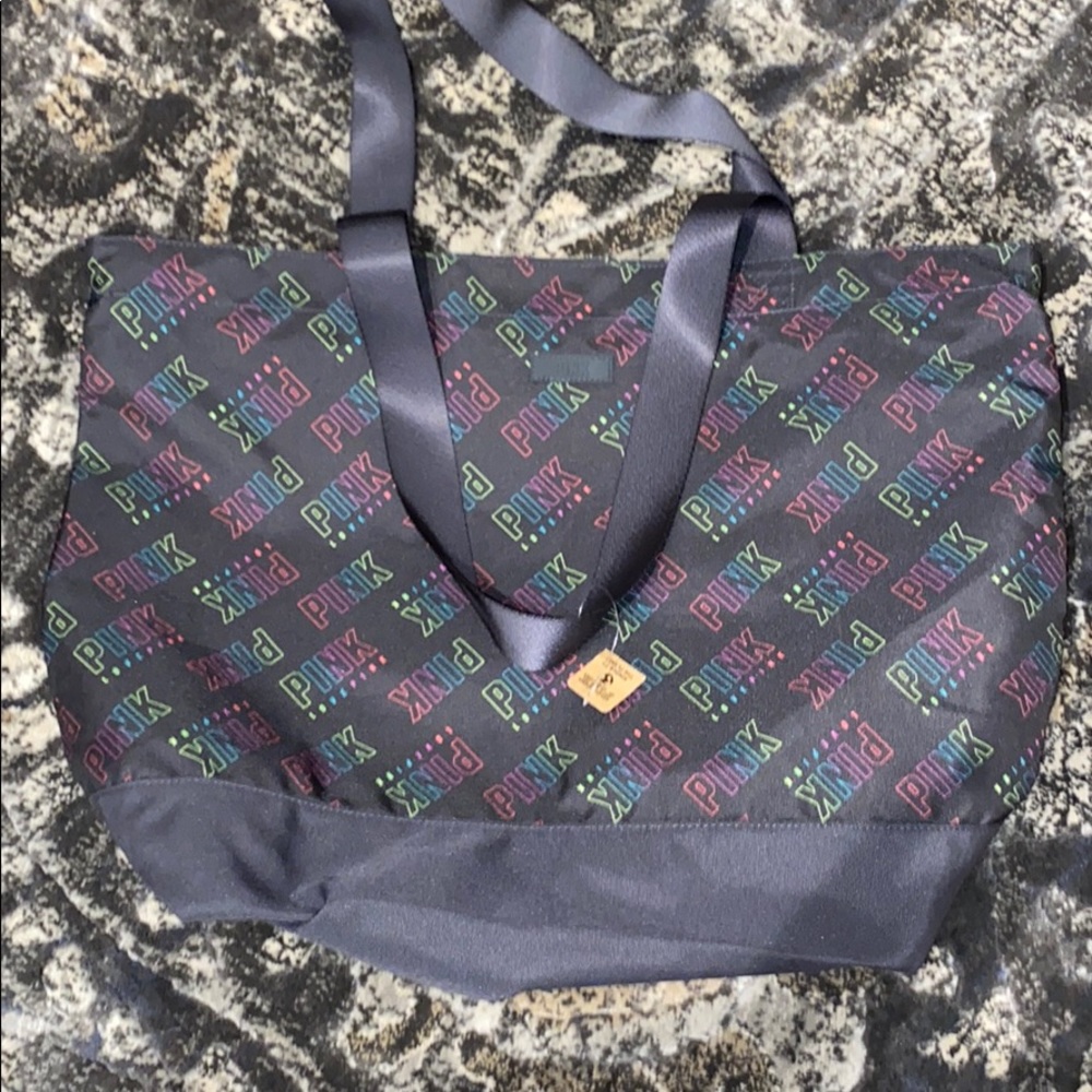 Pink beach bag